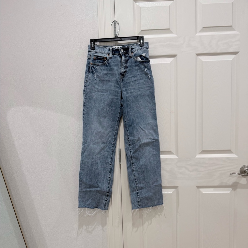 Classic Blue Straight Leg Women's Jeans